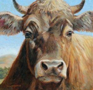 Brandy, 20" x 20", oil on canvas, $2000
